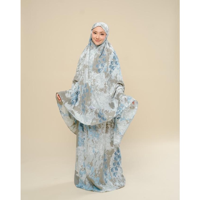 ZM Zaskia Mecca - Xova Blue Mukena - Jelita Indonesia Lamun Ombak