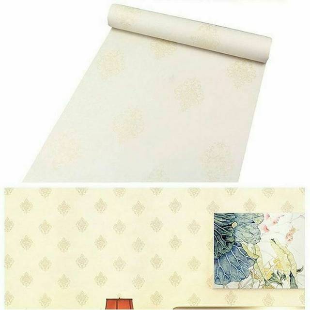 Wallpaper sticker motif vintage cream muda
