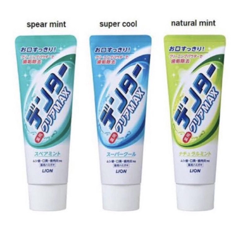 Jual LION JAPANESE TOOTHPASTE DENTOR CLEAR MAX SUPER MENTHOL Toothpaste