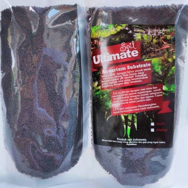 Soil Ultimate aquariset Aquascape Original 1kg Media Tanam Aquarium Aquascape