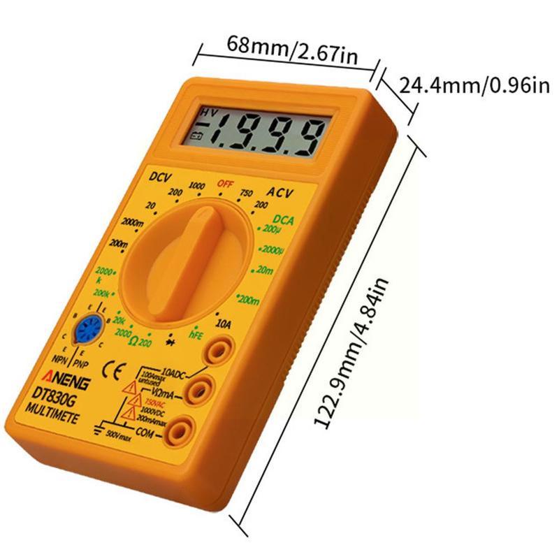 22V Digital Multimeter / Multitester / Avometer DT-830G dt-830b