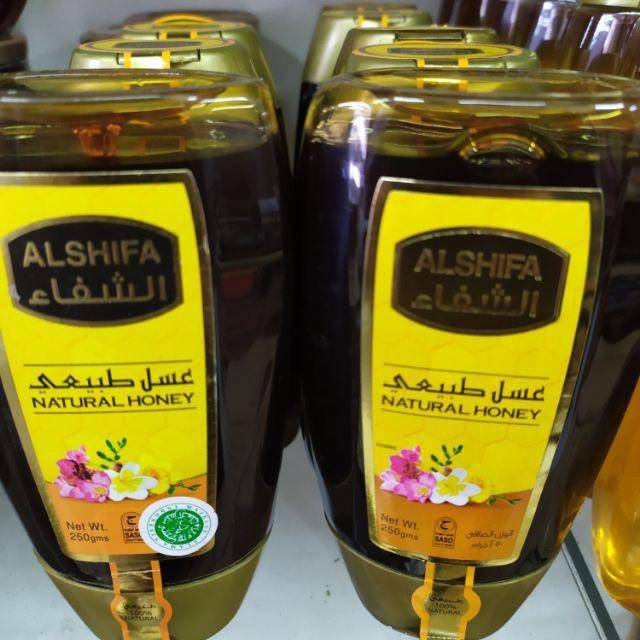 

PROMO Madu Import Arab saudi Al shifa squeeze 250gr l Alshifa l Madu Asli | Squeeze 250gr