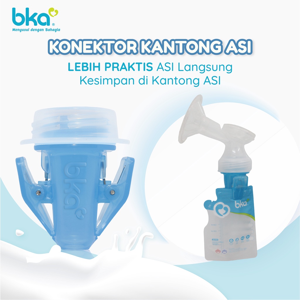 BKA Konektor Botol Asi dan BKA Konektor Kantong Asi