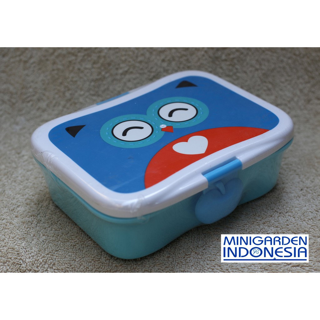 Lunch box karakter 17x13x6 cm kotak makan / roti / kue MGI KADO  451