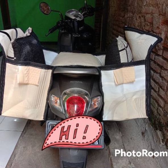 tas motor tas obrok Bronjong motor obrok motor tas kurir tas ke pasar