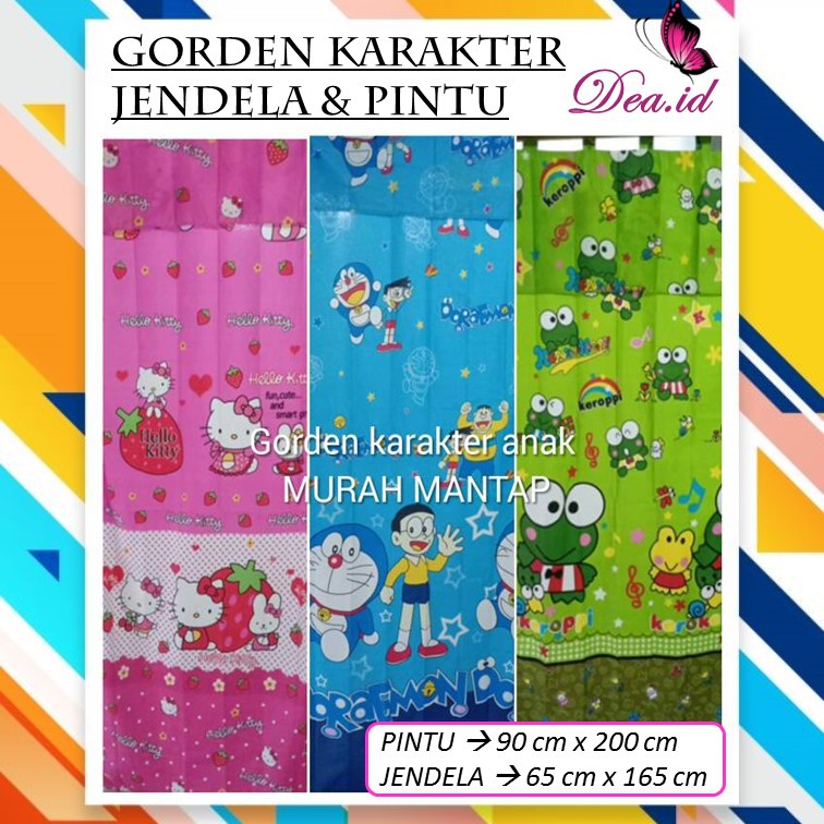 [DEASHOP] [PINTU ALL] GORDEN/KORDEN/HORDEN/HORDENG KARAKTER 95 X 200 CM (1KG=6 PCS)