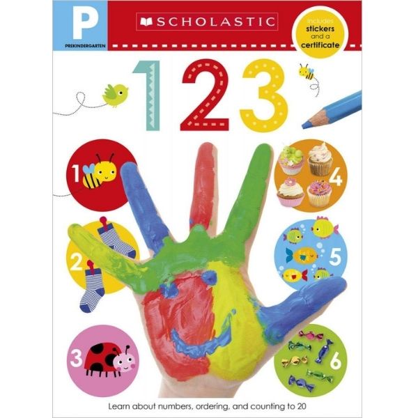 Scholastic - Scholastic Early Learners: Pre-K Skills Workbook, 123