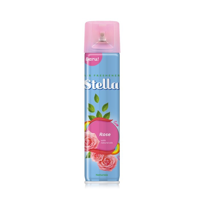 Stella Aerosol Pengharum Ruangan Rose 400 mL