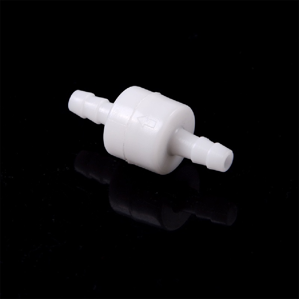 Yescool 6mm 1/4&quot; White One Way Inline Check Valve Fuel Diesel Gas Petrol Liquid Air New .