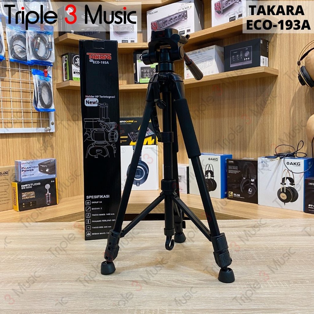 TAKARA ECO 193A Tripod kamera Tripod smartphone