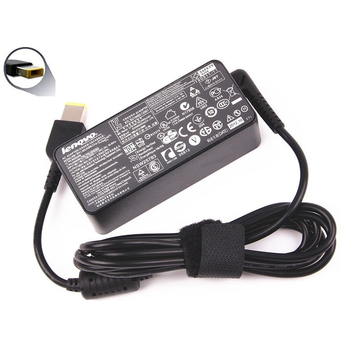 ADAPTOR Lenovo 20V 3.25A Jack Petak USB Charger / Cassan