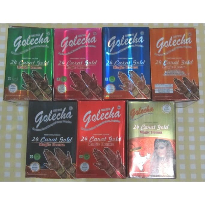

Grosir Henna Pacar Golecha Gold Tube (isi 12pcs)