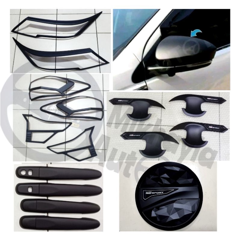 Paket Garnish Lampu-Handle-Outer-Tank Cover-Cover Spion Rush GR Sport 2018-2021