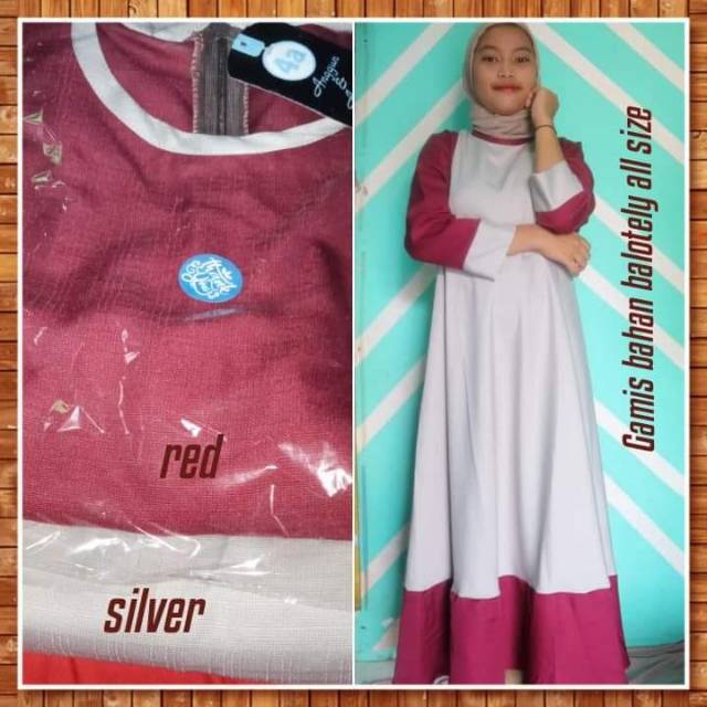Apriel fashion gamis muslimah, syar'i, fersi remaja