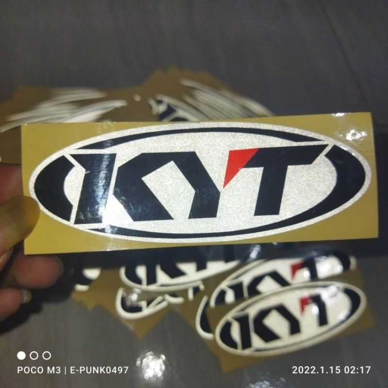 STICKER HELM KYT helmet Kyt