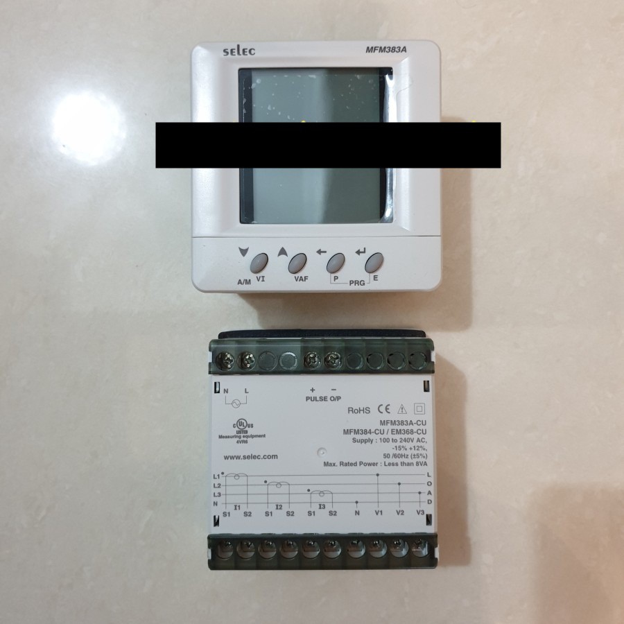 Digital Multifunction Meter 3 Phase LCD with RS485 SELEC