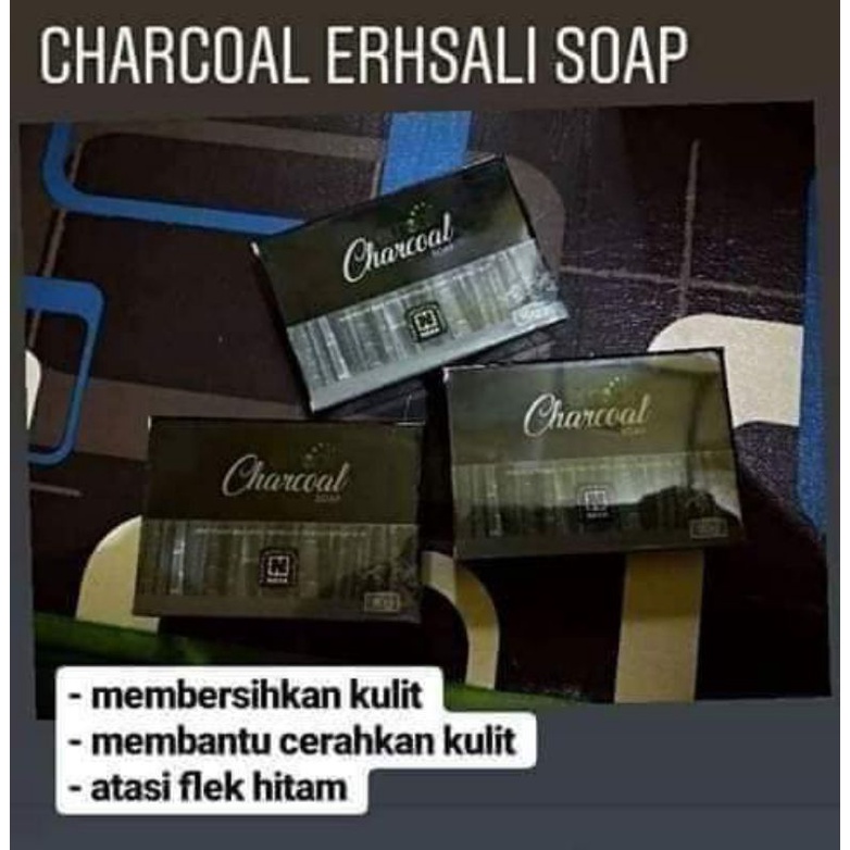 SABUN CHARCOAL NASA sabun cuci muka penghilang flek hitam