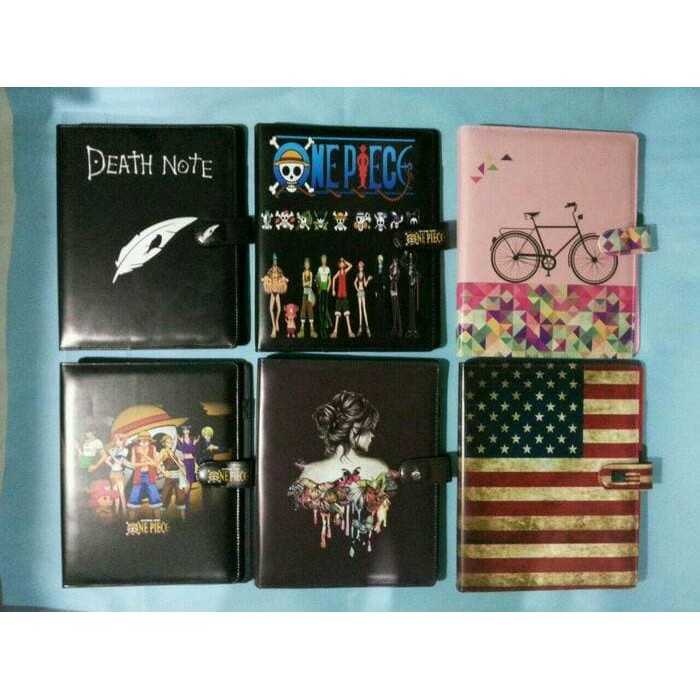 

Binder Plastik - Binder Loose Leaf - Binder Polos Binder 26 Ring ( Death Note, One Piece, Dll)