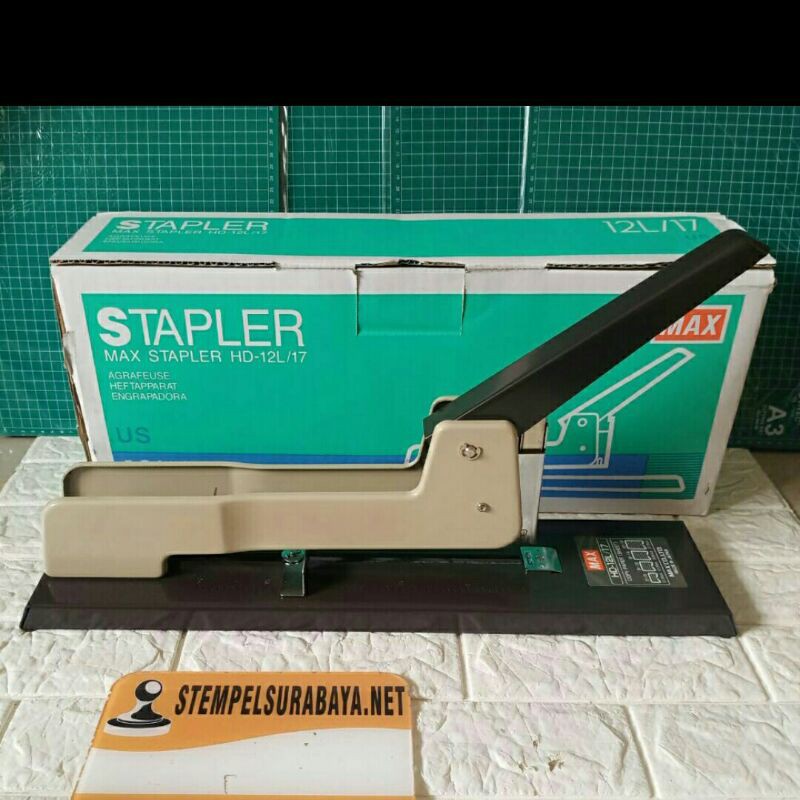 

Jual Stapler MAX Heavy Duty HD-12L/17 - Staples Jumbo Terdekat Surabaya