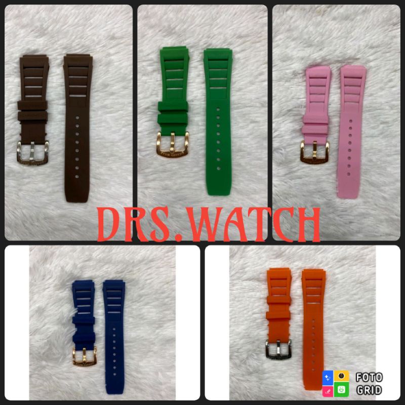 (Bayar Ditempat) Strap Tali Richard Mille RM-02 Beckle Random Premium