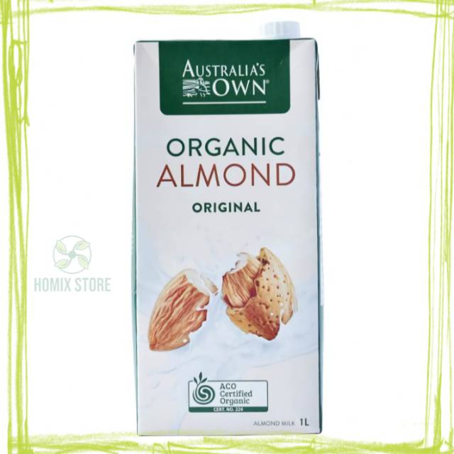 

SUSU ALMOND ORGANIC ALMOND MILK GLUTEN FREE SUSU UHT MINUMAN SUSU ALMOND 1 liter