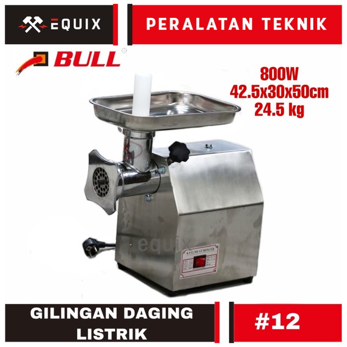 Gilingan daging listrik #12 BULL Original