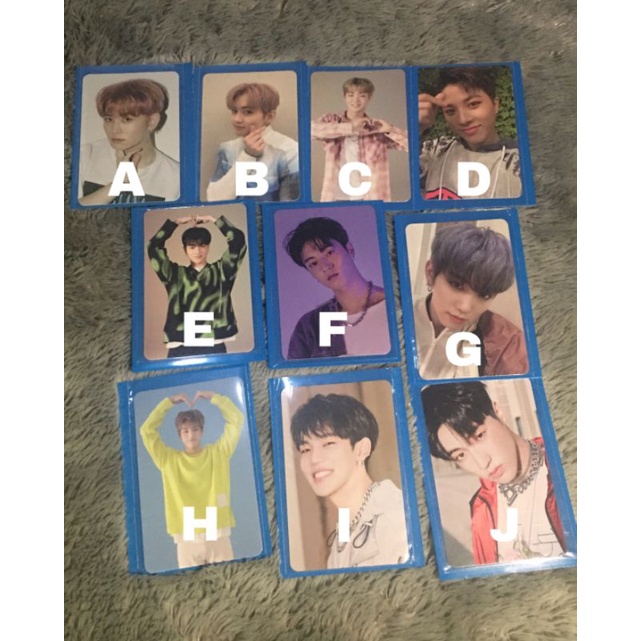 TREASURE PHOTOCARD CHAPTER 1 DAN 2, MASHIHO JIHOON JUNGHWAN HARUTO JEONGWOO HYUNSUK