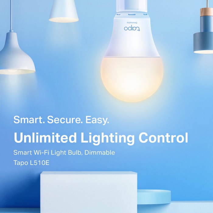 Smart Wi-fi Light Bulb TP-LINK TAPO L510E ( Bohlam TPLINK TAPO L510E 60W )