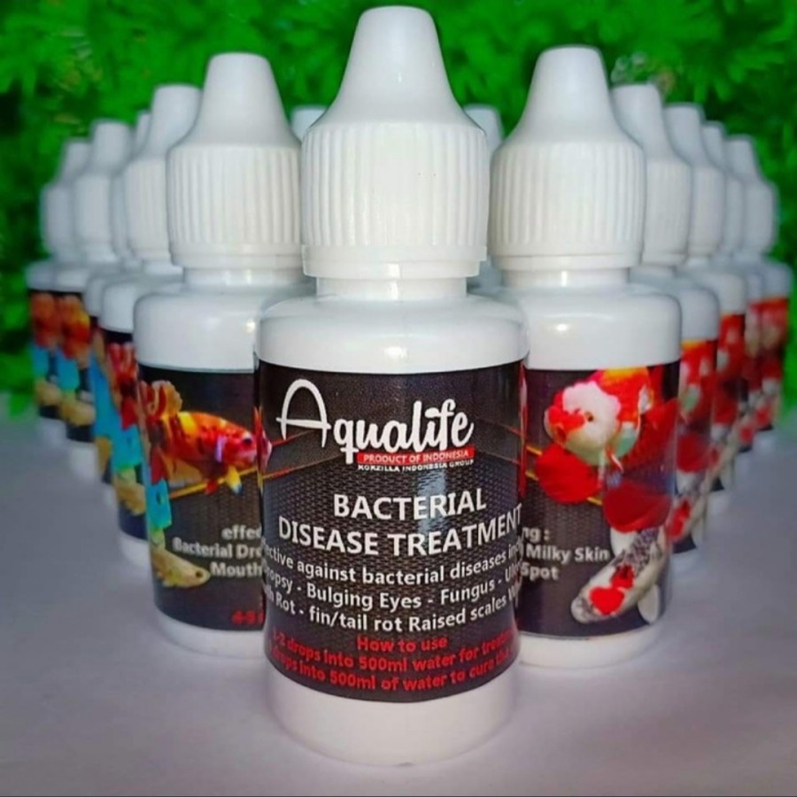 Aqualife bacterial disease treatment obat ikan hias/cupang/guppy dll