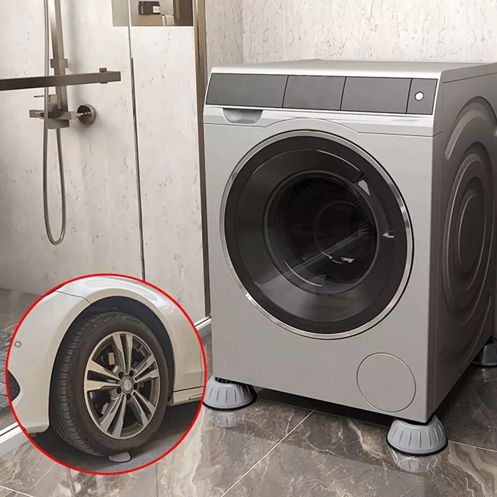 4Pcs Anti-Vibration Mat For Washing Machine /  Washing Machine  Silent Heightening Base