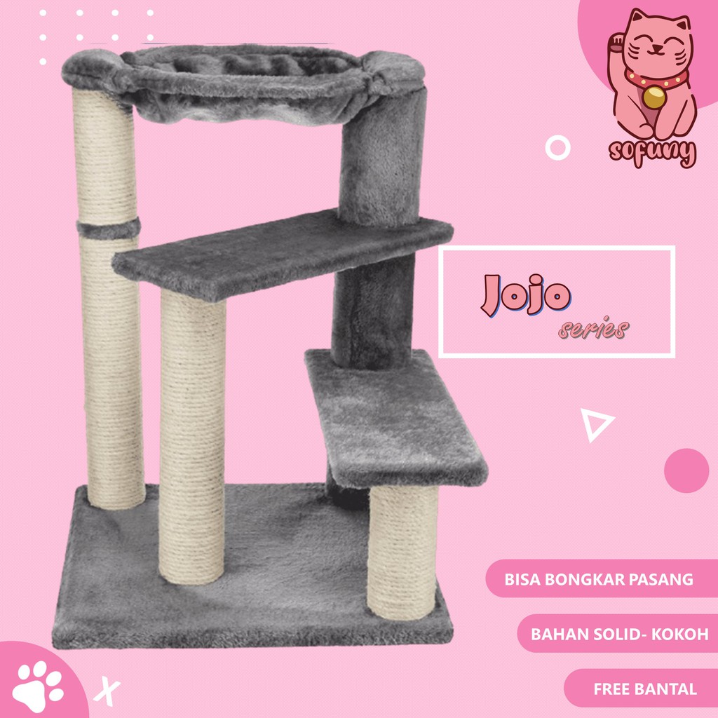Panjatan Kucing / Cat Tree Mainan Kucing Persia Anggora Himalaya Flatnose Peaknose Shorthair SOFUNY