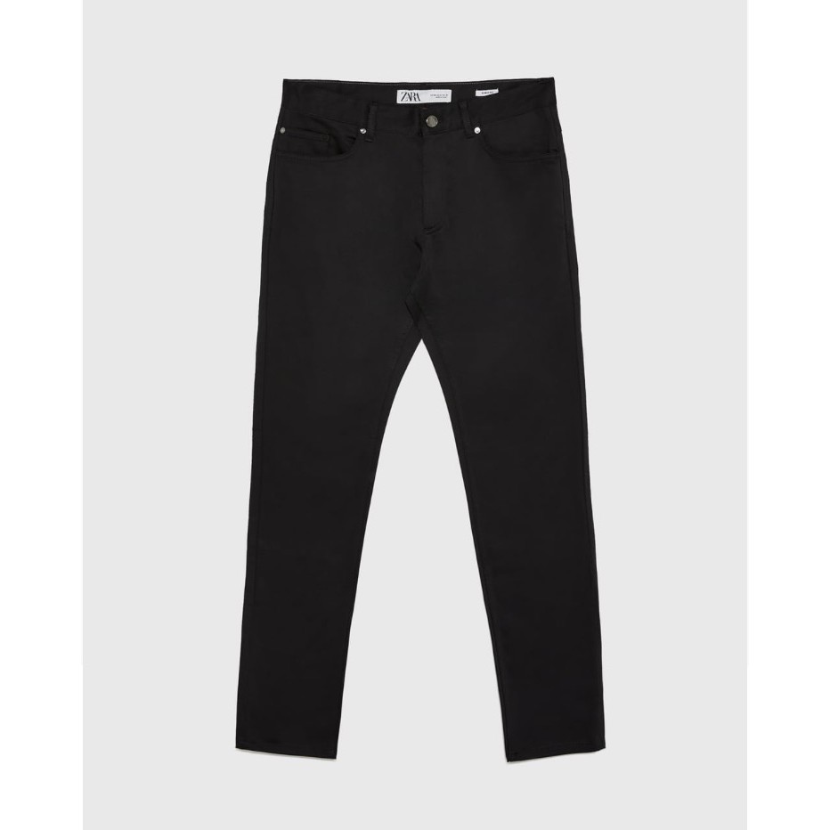 zara black skinny trousers