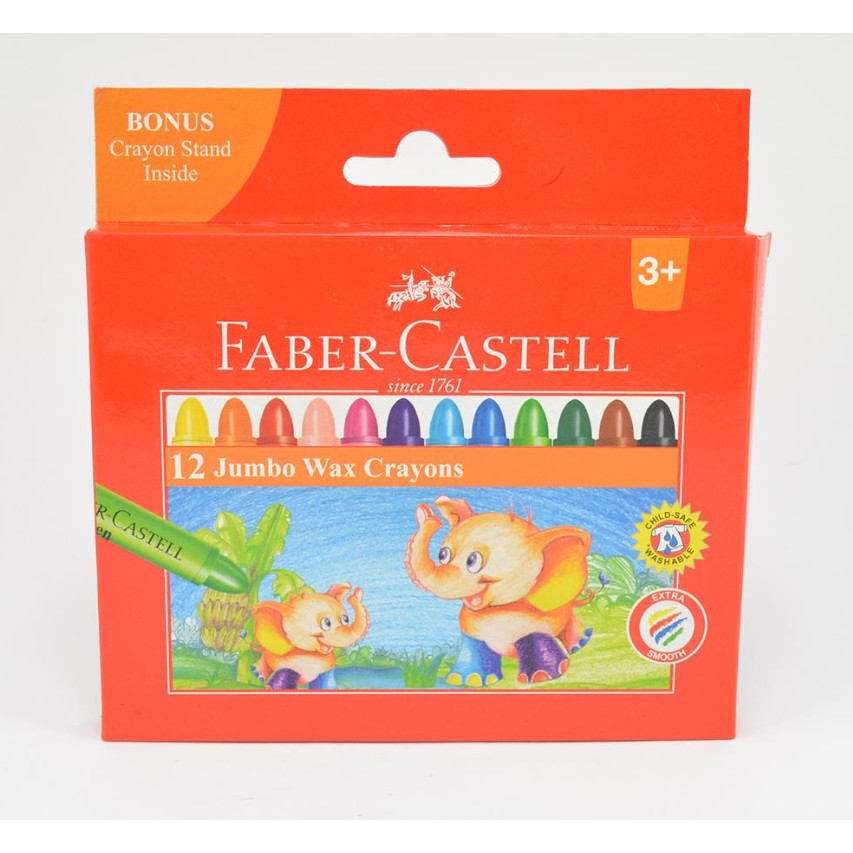 

Crayon Krayon Faber Castell Wax Jumbo 12