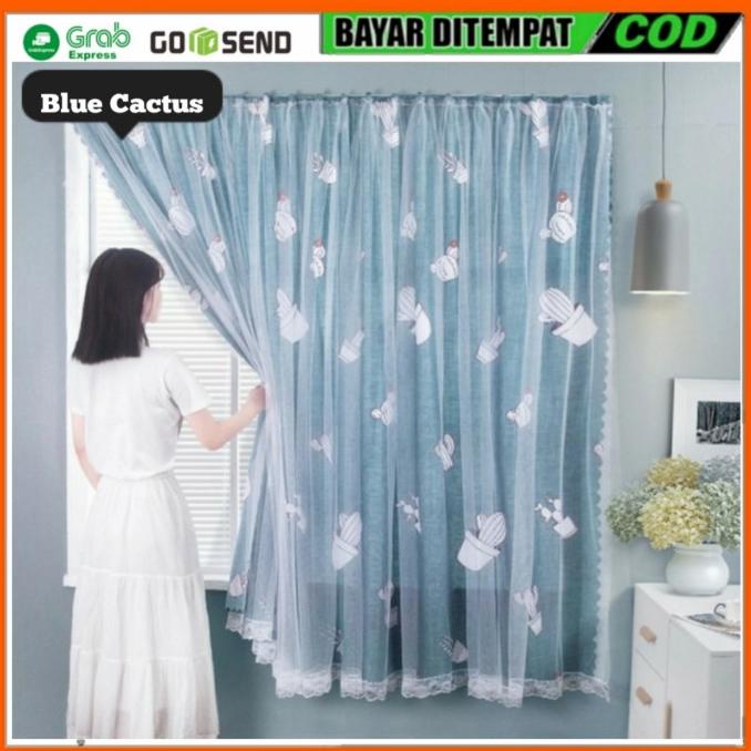 TIRAI JENDELA GORDEN TEMPEL JENDELA TANPA PAKU GORDEN MAGIC VELCRO