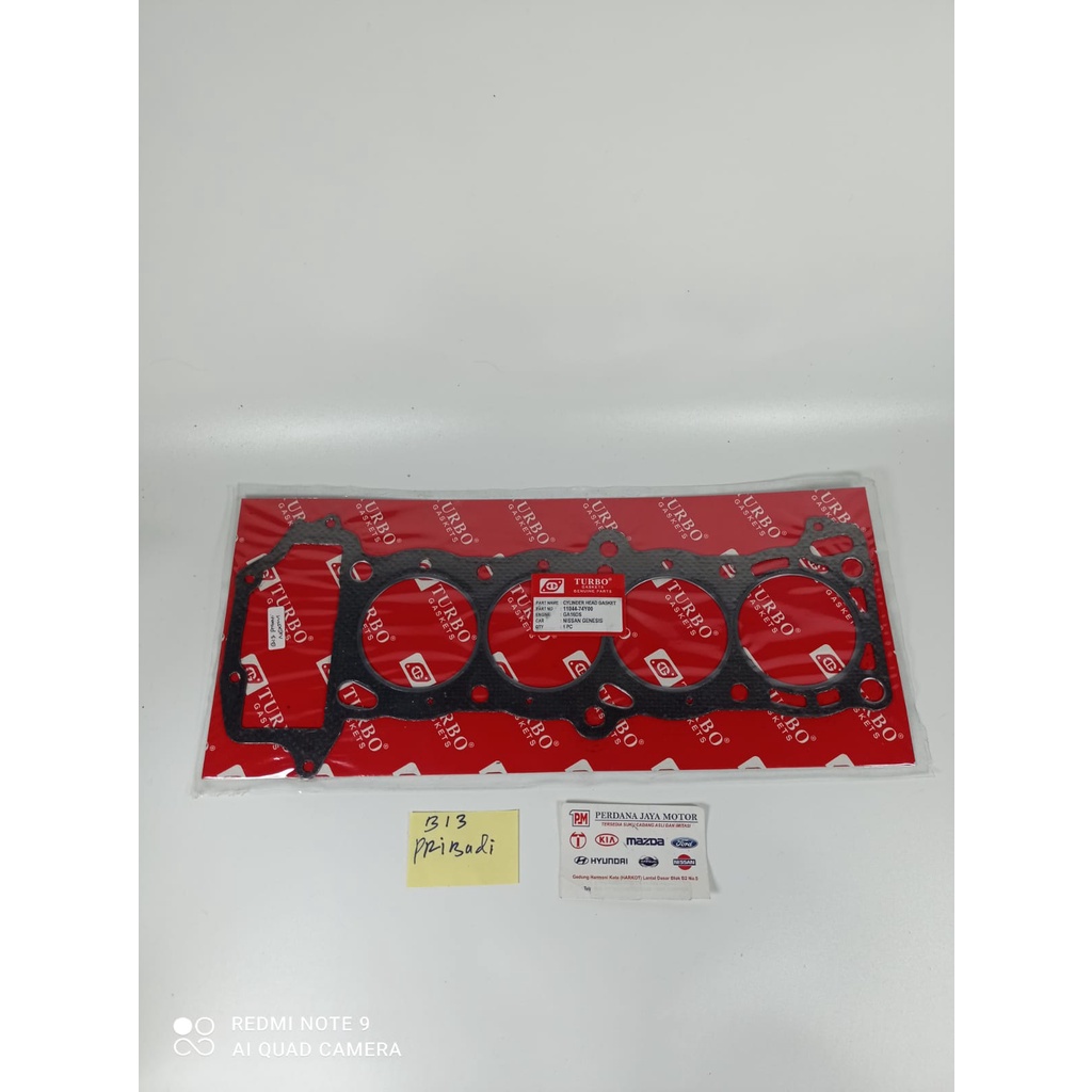 Gasket Paking Cylinder Head Nissan Genesis B13 Pribadi 1600cc 1600 cc