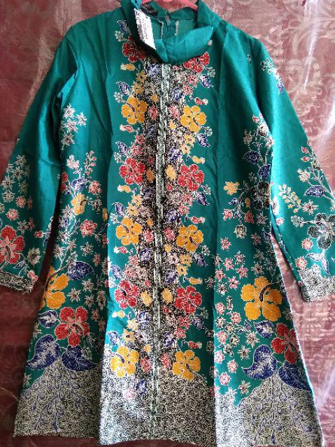 Tunik Batik Pakaian Wanita Kerja09