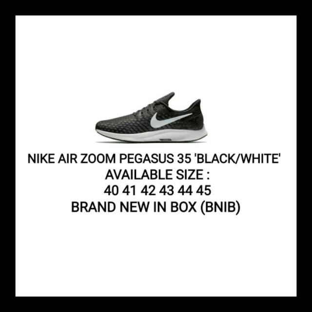 pegasus 35 black white