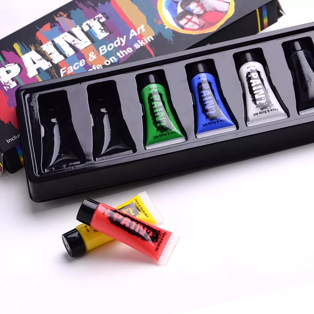 Golden Phoenix PAINT Face &amp; Body Art set 6x10ml