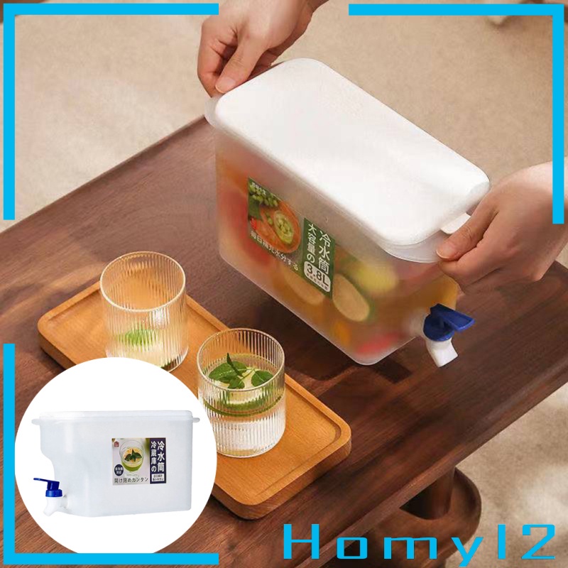 [HOMYL2] Household Cold Water Jug Large Capacity Beverage Dispenser with Spigot