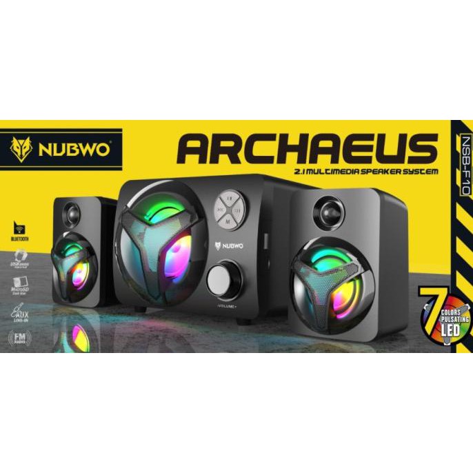 BIGSALE Speaker Nubwo NSB-F10 Archaeus - Speaker Bluetooth,USB,MicroSD,AUX,FM