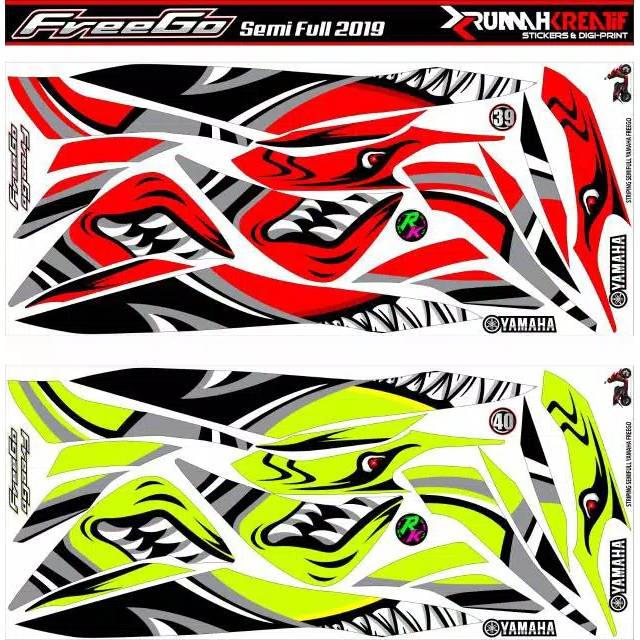 STRIPING DECAL STIKER  YAMAHA FREEGO  F002 Shopee Indonesia