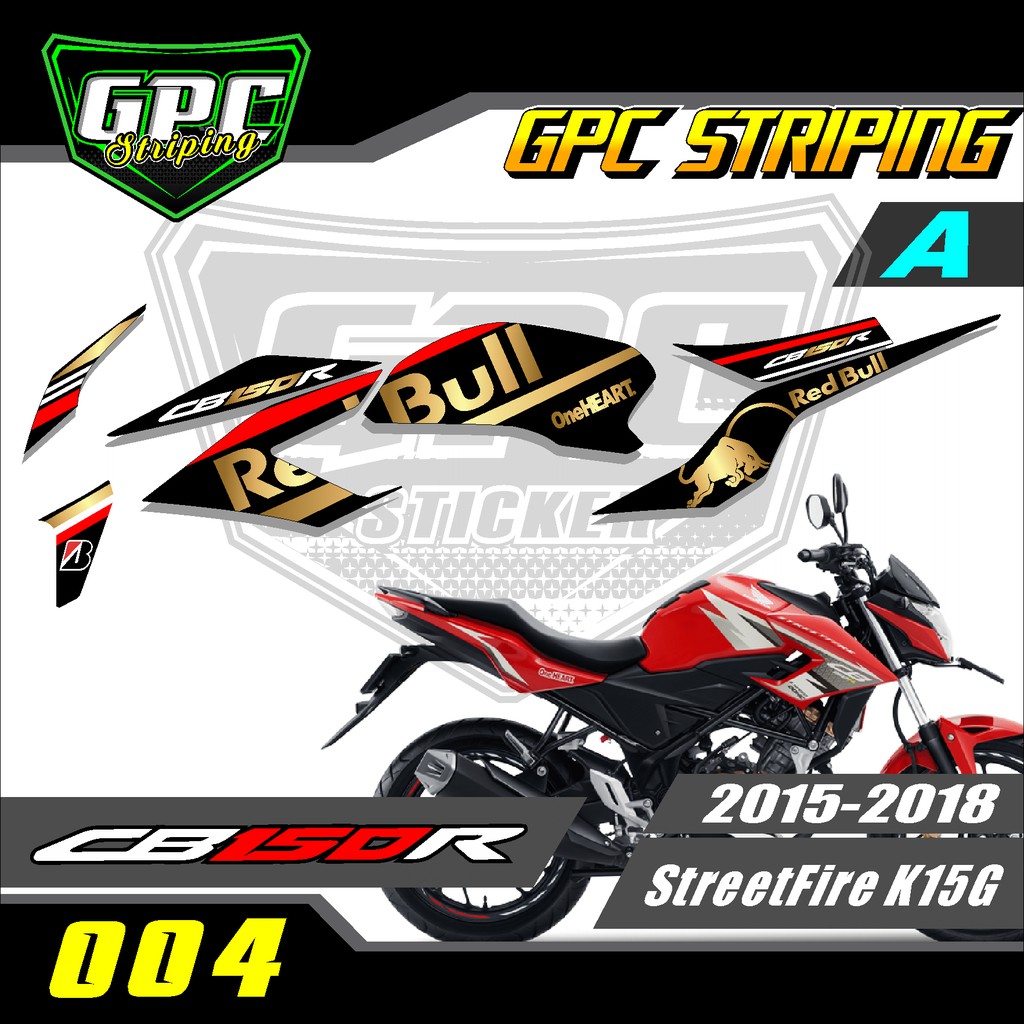 decal cb150r hitam
