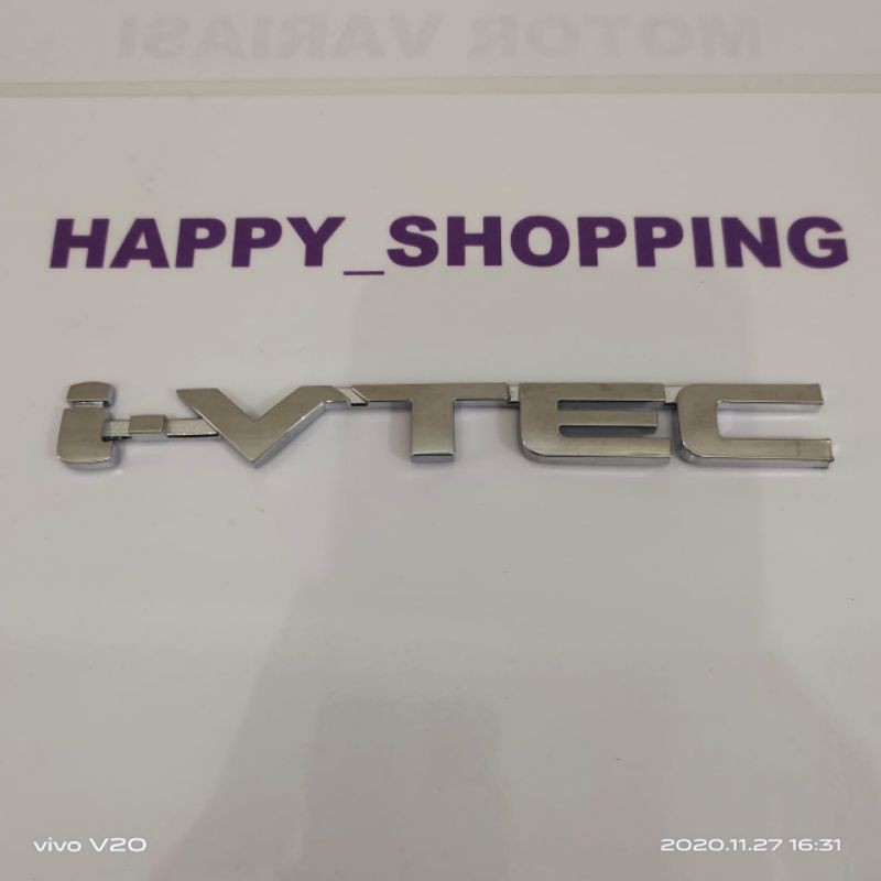 

emblem tulisan ivitec original crom plus lem perekat