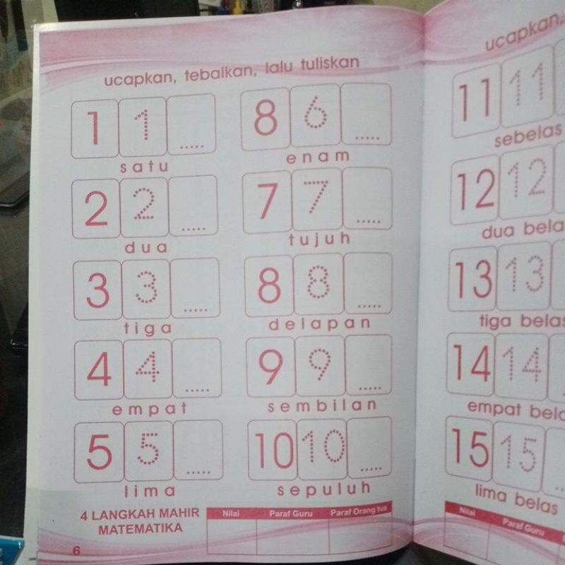 Buku 4 Langkah Mahir Matematika (21×29cm)