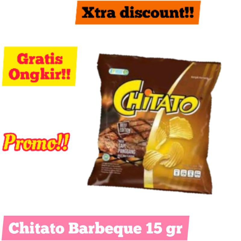 

Chitato Barbeque / Keripik kentang Chitato Beef Barbeque 15 Gr / kentang BBQ