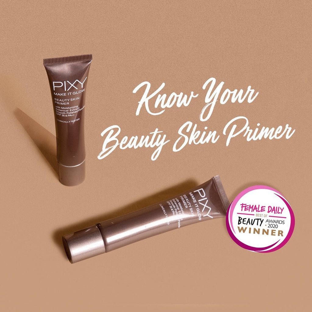 PIXY Make It Glow Beauty Skin Primer Beige 101