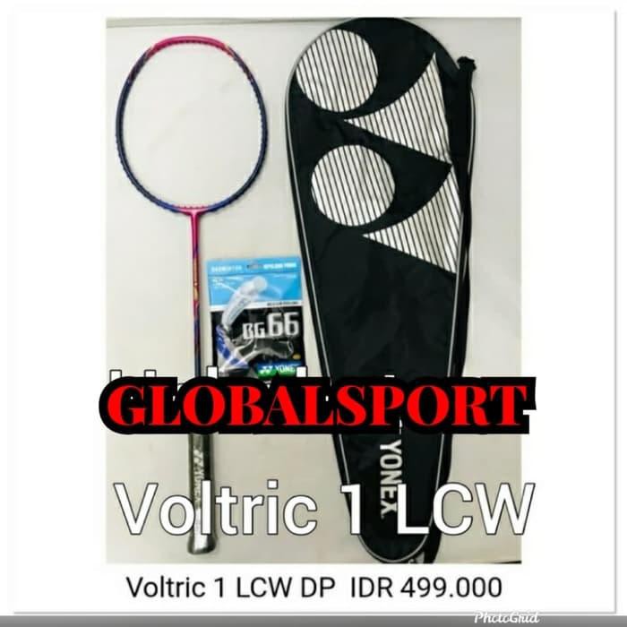 mantul habis badminton Raket YONEX Voltric 1 LCW Free pasang senar, cover, senar Ori