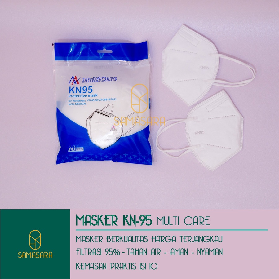 Masker KN95 isi 10 Pcs KN 95 Disposable Face Mask