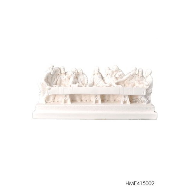 Hiasan Meja Perjamuan Terakhir 3 Dimensi Putih Toko Katolik