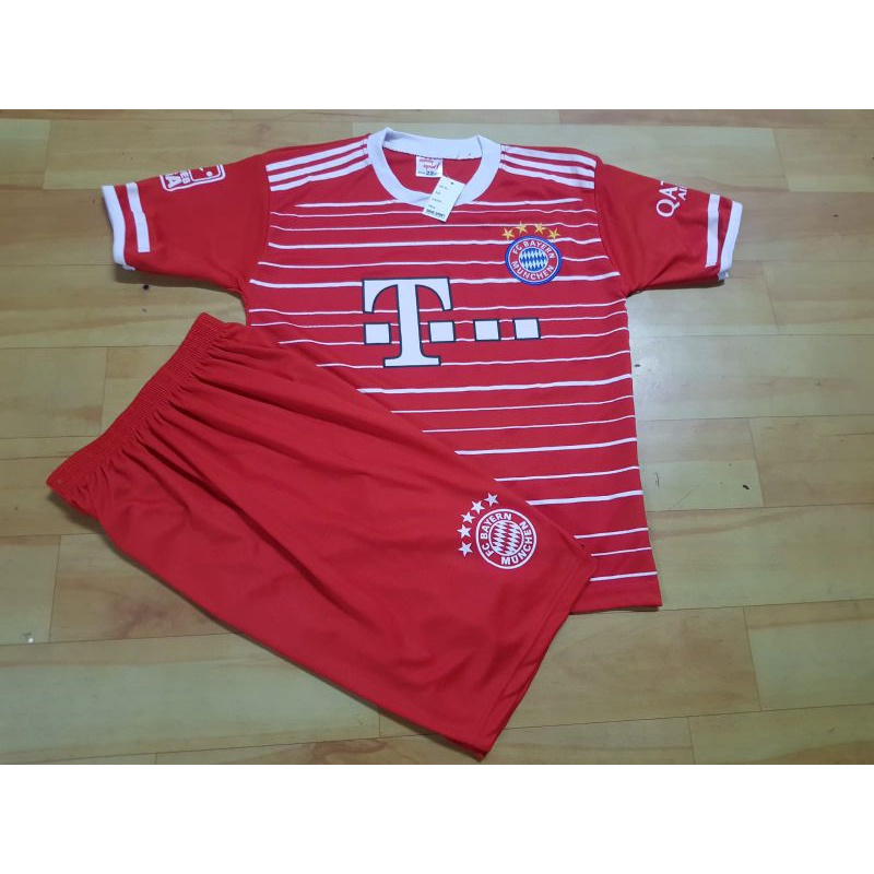 SETELAN BAJU BOLA ANAK B.YER MUNCCHEN 2022-2023 USIA 9-14THN